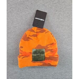 NWT The Hundreds x Looney Tunes Beanie Unisex Orange Camo New Era OSFA Street